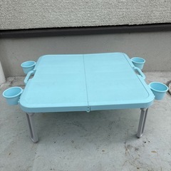 テーブル　花見　ピクニック　キャンプの画像