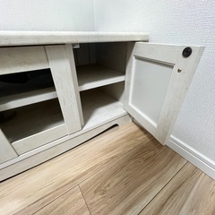 テレビ台(白)の画像