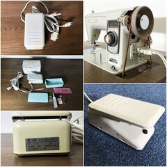 ブラザー ミシン HA2-B149 専用台付き 裁縫・手工芸・ハンドクラフト アンティークBROTHERミシン 昭和レトロオブジェ 清掃/動作確認済みの画像