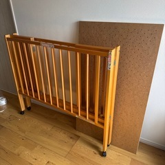 【お譲り先決定】ベビーベッドの画像