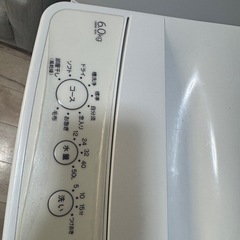 洗濯機　6kg 2024年製の画像