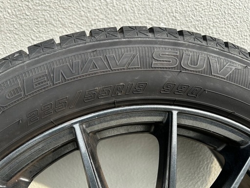 【値下げ可能】225/55R19 QCX-5用　CX5 スタッドレスタイヤ（19インチ・ホイール付き／アイスナビ）