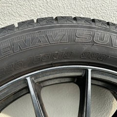 【値下げ可能】225/55R19 QCX-5用　CX5 スタッドレスタイヤ（19インチ・ホイール付き／アイスナビ）の画像