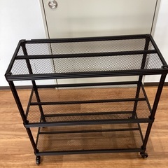 メタルラック（キャスター付き）【町田市再生家具】253837の画像