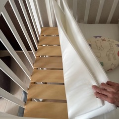 大和屋アネシスベビーベッド白の画像