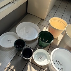 プランター　フラワーベース　　　セット売りの画像