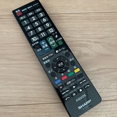 【決まりました】SHARP AQUOS   32型液晶テレビ リモコン付の画像