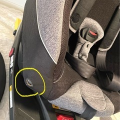 Aprica クルリラチャイルドシート　ISOFIX　取り外し可能サンシェード付きの画像