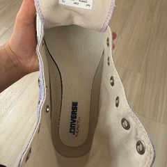 👉 【美品】ALL STAR ハイカットスニーカー 24cm 1500円💜の画像