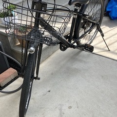 自転車　前輪パンクの画像