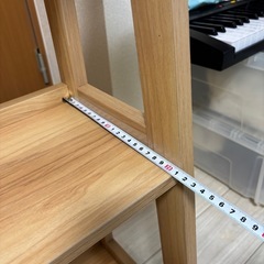 収納棚　3段　ラダーシェルフの画像