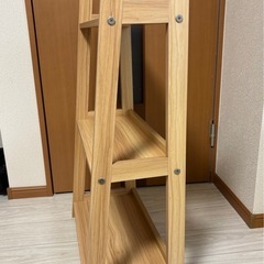 収納棚　3段　ラダーシェルフの画像