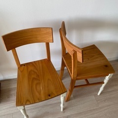 ダイニングセット（テーブル&チェア2)の画像