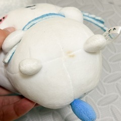 ハチワレ　ポシェット、ぬいぐるみセットの画像