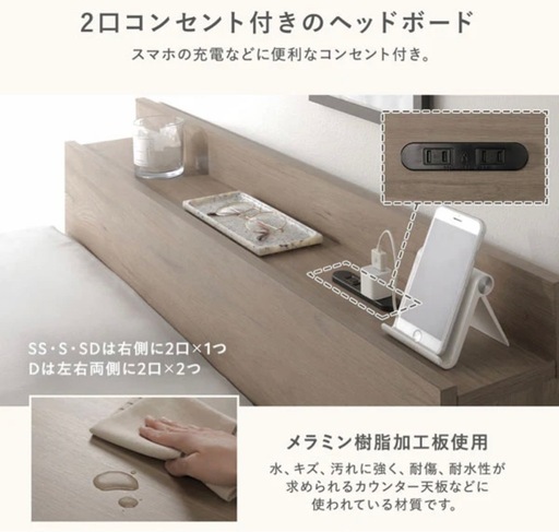 【美品】17日まで 大容量収納   シングルベット