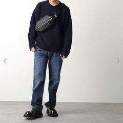 ロエベ コンバーチブル スリング レザー ボディバッグ LOEWE 保存袋付きの画像