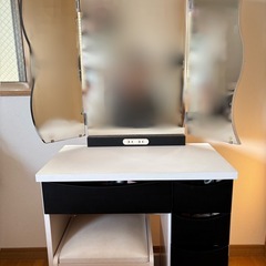 ドレッサー　スツールセットの画像