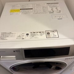 【美品】ドラム式洗濯機 AQUA  10kg ヒートポンプ式の画像