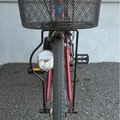 自転車24インチ(ワインレッド)綺麗の画像