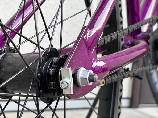只今値下げ中✴︎パンクしない自転車 FUN EASY BMX 24インチ キャンディーパープル