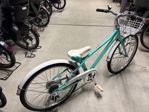 中古　Asahi ガールズ ラボ スポーティー 246-K 24インチ 6段変速 ダイナモライト 子供用 自転車