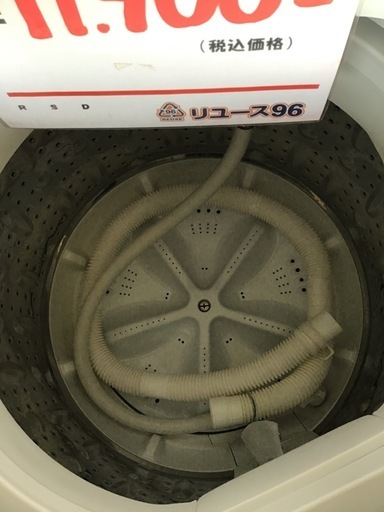ヤマダ電機　5.0k洗濯機　2017年製　中古品