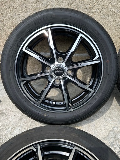 【㊗️ご成約?】【美品・バリ山】軽自動車用 カッコいいデザイン Verthandi 14インチアルミホイール 2023年第37週製造分
