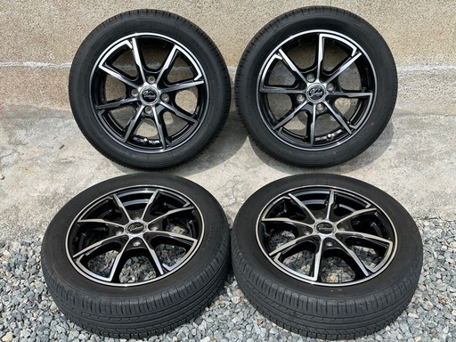 【㊗️ご成約?】【美品・バリ山】軽自動車用 カッコいいデザイン Verthandi 14インチアルミホイール 2023年第37週製造分