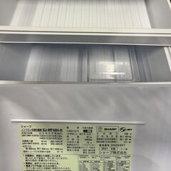 SHARP シャープ 6ドア ノンフロン冷凍冷蔵庫 457L（冷蔵322L・冷凍135L） 観音開き SJ-MF46H-H 2021年製 の画像