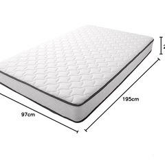 ほぼ新品無使用シングルベッド一式の画像
