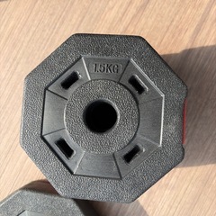 【合計30.5kg】可変式ダンベル用プレートセット｜転がらない八角形・引取限定 の画像