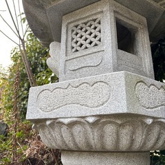 灯篭　庭　ガーデン　日本庭園　石　飾り　店舗にの画像