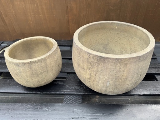 グリーンポット フリット バルーン ［クリーム］23cm 32cmセット　新品