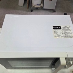 Haier ハイアール「電子レンジ(JM-17F-50)」50Hz専用 2018年製 200W/500W/700W ターンテーブル式 ホワイト 稼働確認済 中古 ③の画像