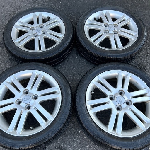 夏タイヤ　アルミホイール付き　165/55R15