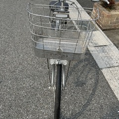 ブリヂストンアルベルト自転車27インチシルバーの画像