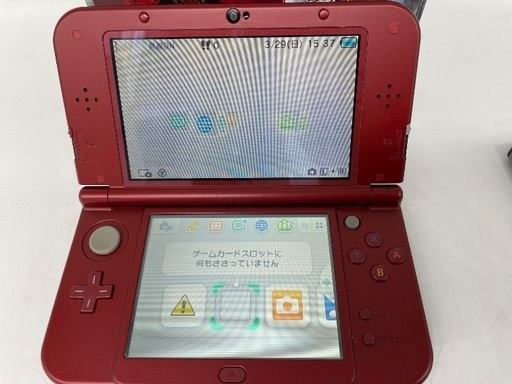 【トレファク足立扇店】Nintendo 3DS LL RED-001 ﾓﾝｽﾀｰﾊﾝﾀｰｸﾛｽ ｽﾍﾟｼｬﾙﾊﾟｯｸ 付属品完備