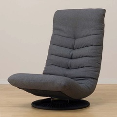 リクライニング座椅子 回転式 グレー【お譲りする方決まりました】
の画像