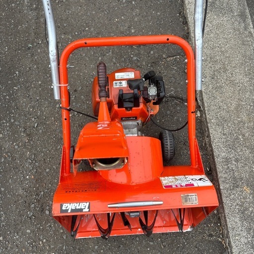 （本日締切）タナカ日本製小型除雪機（ハンディラッセル）