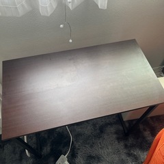 サンワダイレクト 折りたたみデスク コンパクト 幅73×奥行40×高さ70cm 耐荷重20㎏ 完成品 パソコンデスク 折り畳みテーブル ブラウン 100-DESKH075Mの画像