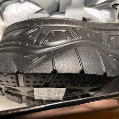 ヨースケ YOSUKE 厚底サンダル レディース ベルクロ スポーツサンダル スニーカーサンダル 11cm 厚底フラットソール グレーコンビ  23.5の画像