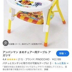 アンパンマン　テーブル(豆イス専用)の画像