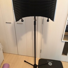 【ボーカル録音用】高さ調節可能NEEWER NW-5 プロ仕様吸音パネル＆三脚スタンドセットの画像