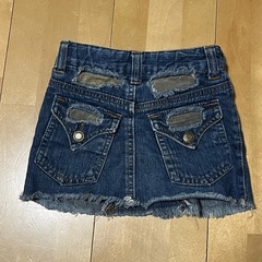 子供服　デニムスカート　80センチの画像