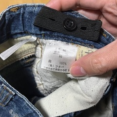 子供服　デニムスカート　80センチの画像