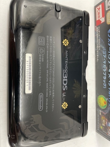 【トレファク足立扇店】Nintendo 3DS LL RED-001 ﾓﾝｽﾀｰﾊﾝﾀｰ4 ｽﾍﾟｼｬﾙﾊﾟｯｸ（ｺﾞｱ･ﾏｶﾞﾗﾌﾞﾗｯｸ）付属品完備