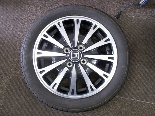 HONDA/ホンダ 純正 アルミホイール 15インチ 4.5J ET45 4穴 100mm/エコピア 21年 165/55R15 夏タイヤ 綺麗 札幌