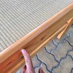 ●畳ベンチ＆畳ベッド 長202cm 幅96cm 高さ41cm　和の空間を演出！ 優しい風合いでリラックス効果！の画像