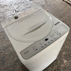 シャープ SHARP 全自動洗濯機 幅56.5cm(ボディ幅52.0cm) 6kg ステンレス穴なし槽 ブラウン系 ES-GE6F-Tの画像