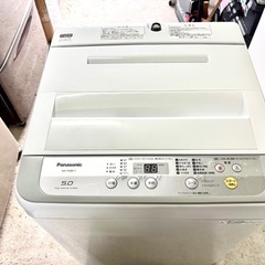 2018年製 Panasonic全自動電気洗濯機5.0Kgの画像
